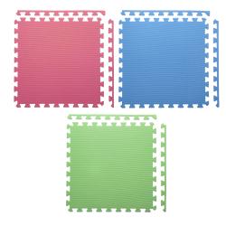 ONE FITNESS Ochranná puzzle podložka MP10 zelená-modrá-červená