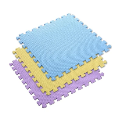 ONE FITNESS Ochranná puzzle podložka MP10 žlutá-modrá-fialová