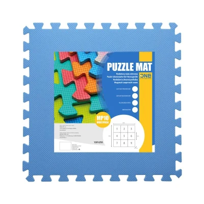 ONE FITNESS Ochranná puzzle podložka MP10 žlutá-modrá-fialová