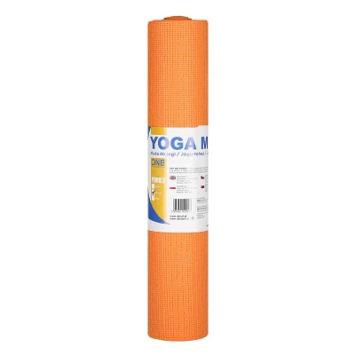 ONE FITNESS Podložka pro jógu YM02 Oranžová