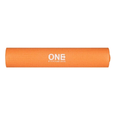 ONE FITNESS Podložka pro jógu YM02 Oranžová