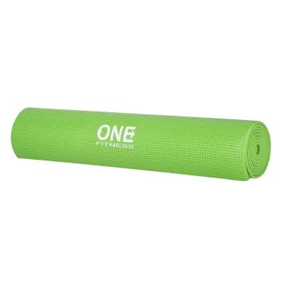 ONE FITNESS Podložka pro jógu YM02 Zelená