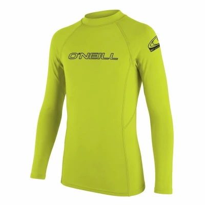 ONEILL Chlapecké lycrové triko LIME dlouhý rukáv
