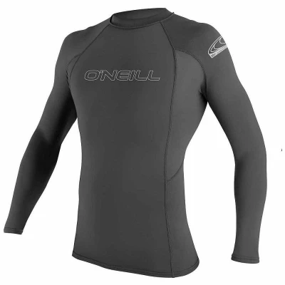 ONEILL Pánské lycrové triko BASIC SKINS CREW, dlouhý rukáv POUZE 3XL bílá (VÝPRODEJ)