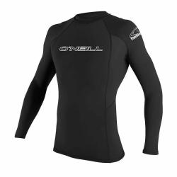ONEILL Pánské lycrové triko BASIC SKINS CREW, dlouhý rukáv POUZE L černá (VÝPRODEJ)