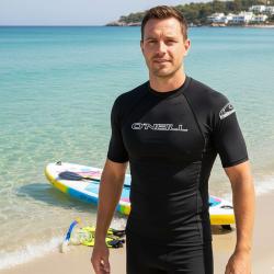 ONEILL Pánské lycrové triko BASIC SKINS CREW, krátký rukáv