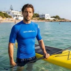 ONEILL Pánské lycrové triko BASIC SKINS CREW, krátký rukáv