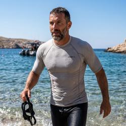 ONEILL Pánské lycrové triko HIGH RISE, krátký rukáv