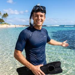 ONEILL Pánské lycrové triko NAVY, krátký rukáv