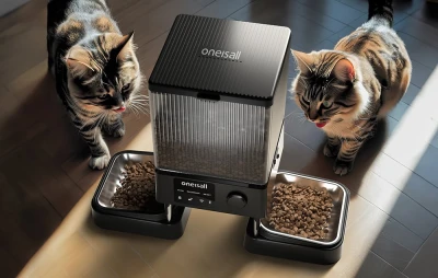 Oneisall Automatické dvojité krmítko pro domácí zvířata WiFi Oneisall