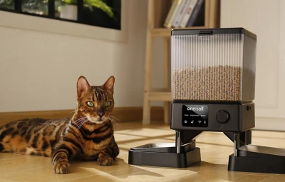 Oneisall Automatické dvojité krmítko pro domácí zvířata WiFi Oneisall