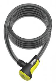 Onguard zámok lanko 1200x8 mm žltý 2 kľúče