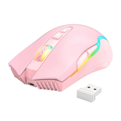 Onikuma CW905 Pink bezdrátová herní myš