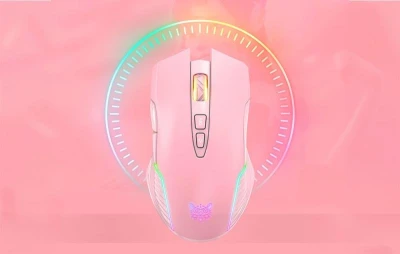 Onikuma CW905 Pink bezdrátová herní myš