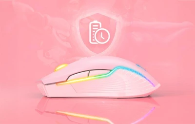Onikuma CW905 Pink bezdrátová herní myš