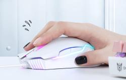 Onikuma Herní myš CW905 bílá drátová