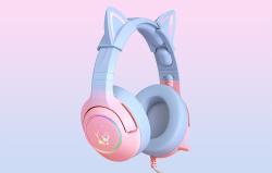 Onikuma Herní sluchátka K9 růžové / modré