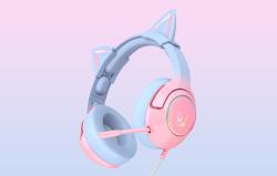 Onikuma Herní sluchátka K9 růžové / modré