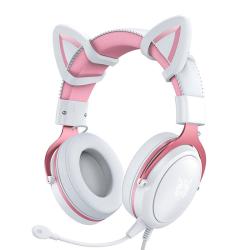 Onikuma Herní sluchátka X10 White/Pink/Cat Ears Onikuma Herní sluchátka X10 White/Pink/Cat Ears