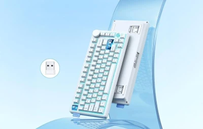 Onikuma MT706 bílá QWERTY mechanická klávesnice