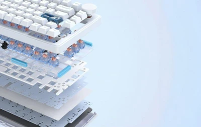Onikuma MT706 bílá QWERTY mechanická klávesnice