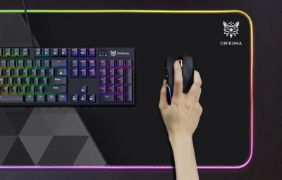 Onikuma MP006 RGB podložka pod myš (černá)
