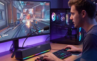 Onikuma L13 černý reproduktor s mikrofonem