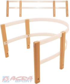 Opěrka na sáně (sáňky) dřevěná U A2052