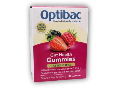 Optibac Želé s probiotiky pro dospělé 30 gummies 99g Optibac Želé s probiotiky pro dospělé 30 gummies 99g