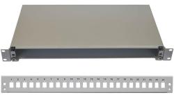 Opticord OPTIX 19" Optická vana 12xSC šedá aretace plastovým klipem