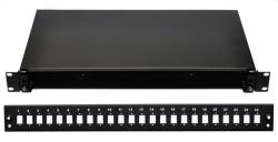 Opticord OPTIX 19" Optická vana 24xSC černá aretace plastovým klipem