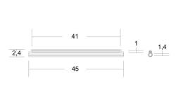 Opticord OPTIX Trubičková Ochrana Optického svaru 45mm Premium OPTIX Transparent 100 Ks