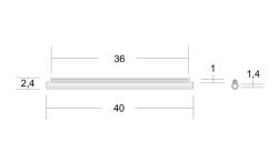 Opticord Trubičková Ochrana Optického svaru 40mm Premium OPTIX Transparent 100 Ks