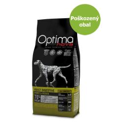 OPTIMAnova Dog Adult Digestive Rabbit Potato GF 12 kg - Poškozený obal - %