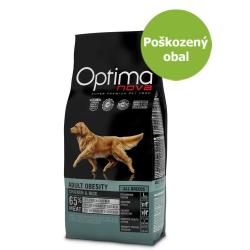 OPTIMAnova Dog Obesity Chicken Rice 12 kg - Poškozený obal - %