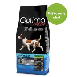 OPTIMAnova Dog Puppy Medium Chicken Rice 2 kg - Poškozený obal - %