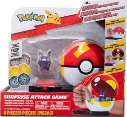 ORBICO Hra Surprise Attack herní set Pokémon + Pokeball s doplňky 3 druhy