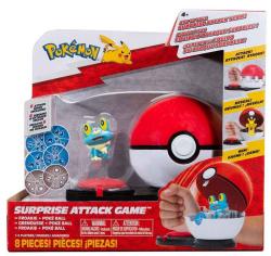 ORBICO Hra Surprise Attack herní set Pokémon + Pokeball s doplňky 3 druhy