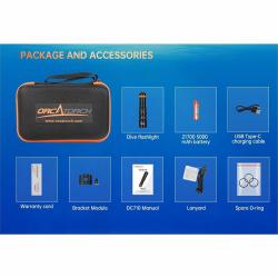 Orcatorch Svítilna DC710 3000 lm