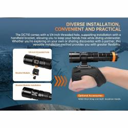 Orcatorch Svítilna DC710 3000 lm