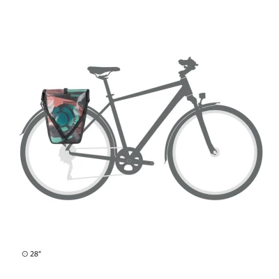 Ortlieb Back-roller Design vodotěsná zadní brašna - 1 kus + Ortlieb upevňovací pásek