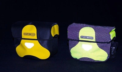 ORTLIEB Ultimate 6M HighVisibility - reflexní řídítková brašna + Mounting Set se zámkem