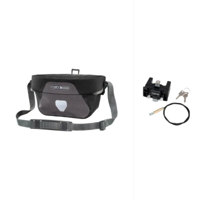 ORTLIEB Ultimate 6S Plus vodotěsná řidítková brašna + Mounting set se zámkem
