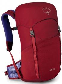 Osprey Jet 18 II cosmic red dětský turistický batoh + sleva 200,- na příslušenství