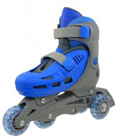 Truly TRISKATE BASIC, šedo-modré kolečkové brusle Truly TRISKATE BASIC, šedo-modré kolečkové brusle