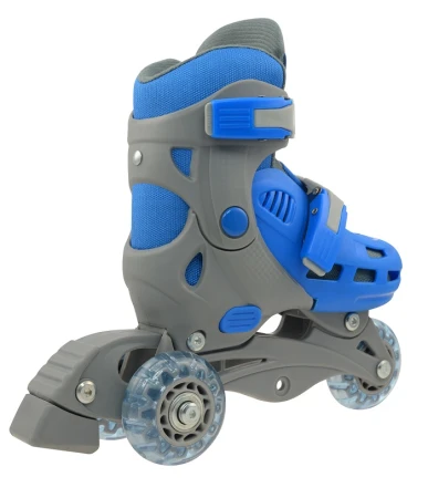 Truly TRISKATE BASIC, šedo-modré kolečkové brusle