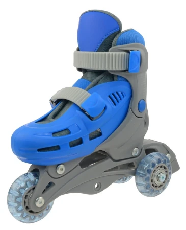 Truly TRISKATE BASIC, šedo-modré kolečkové brusle