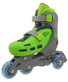 Truly TRISKATE BASIC, zelené kolieskové korčule
