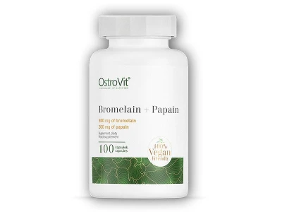 Ostrovit Bromelain + papain 100 kapslí Ostrovit Bromelain + papain 100 kapslí
