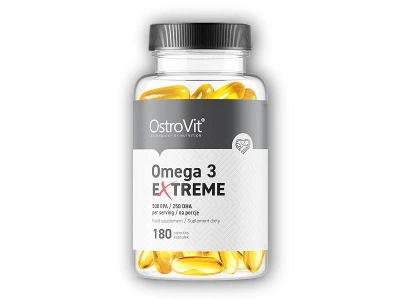 Ostrovit Omega 3 extreme 500 EPA / 250 DHA 180 kapslí Ostrovit Omega 3 extreme 500 EPA / 250 DHA 180 kapslí